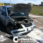 Scontro tra due auto sulla Lecce - Gallipoli, tanto spavento - Corriere Salentino