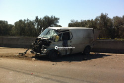 Schianto sulla statale tra Audi e furgone, un ferito grave - Corriere Salentino