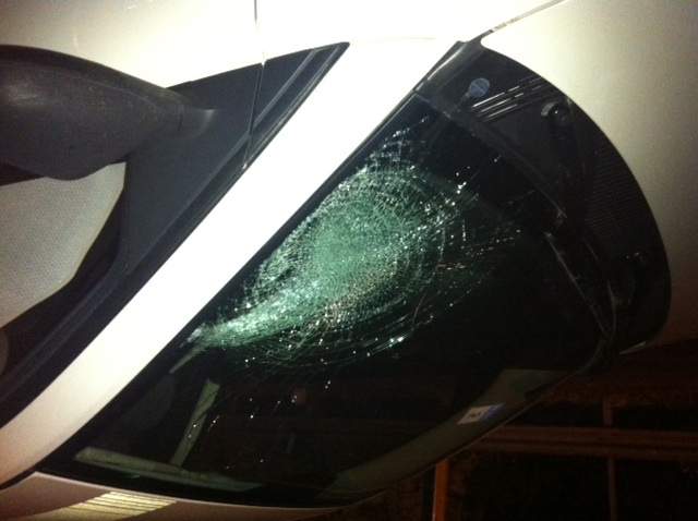 Auto ciclista investito