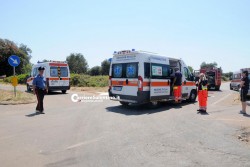 La vacanza inizia nel modo peggiore: schianto sulla via del mare, turisti in ospedale - Corriere Salentino