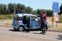 La vacanza inizia nel modo peggiore: schianto sulla via del mare, turisti in ospedale - Corriere Salentino