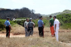 Domato l'incendio nella pineta di fronte alle “Due Sorelle” - Corriere Salentino