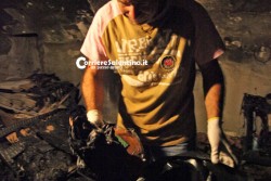 Laboratorio di cartapesta in fiamme nel centro di Lecce - Corriere Salentino