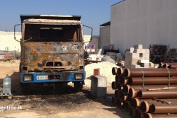 Attentato alla ditta "Caputo" di San Donato, in fiamme tre mezzi aziendali - Corriere Salentino