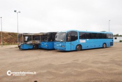 Quattro autobus in fiamme sulla Maglie-Otranto - Corriere Salentino