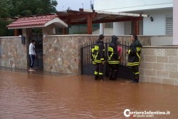 Violenti nubifragi colpiscono il Salento, strade in tilt - Corriere Salentino