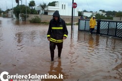 Violenti nubifragi colpiscono il Salento, strade in tilt - Corriere Salentino