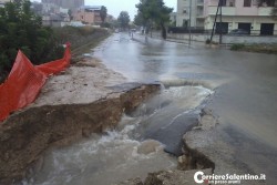 Violenti nubifragi colpiscono il Salento, strade in tilt - Corriere Salentino