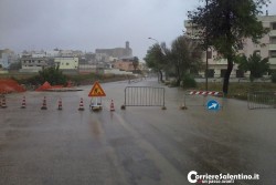 Violenti nubifragi colpiscono il Salento, strade in tilt - Corriere Salentino