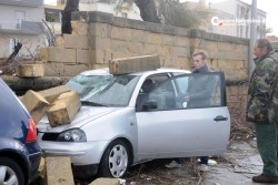 Tromba d’aria si abbatte su Gallipoli, danni ingenti - Corriere Salentino