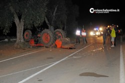 Tragico incidente: si ribalta trattore, muore 30enne - Corriere Salentino