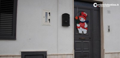 L'abitazione attinta dalla fucilata