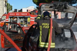 Esercitazione dei Vigili del Fuoco e dei volontari di Protezione Civile a Caprarica - Corriere Salentino