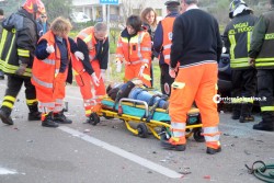 Rocambolesco incidente allo svincolo per Presicce, due feriti - Corriere Salentino
