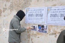 Due striscioni per Dino e Veronica - Corriere Salentino