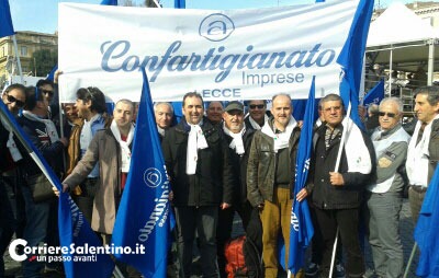 Le imprese salentine alla manifestazione romana: “Siamo qui per non chiudere”