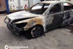 Ritorsione dopo il blitz antimafia? Incendiata l'auto del comandante dei carabinieri - Corriere Salentino