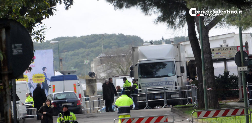 Richard Gere sul set a Tricase
