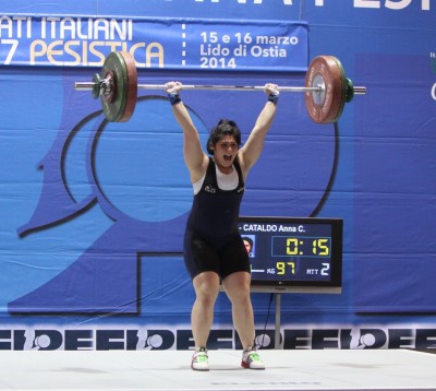 Annachiara Cataldo - record italiano slancio