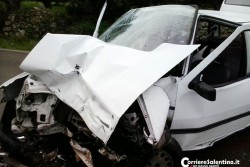 Tremendo schianto frontale sulla Casarano-Ruffano: tre feriti in ospedale - Corriere Salentino