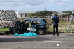 Impatto fatale a Corigliano: muore 83enne, due feriti - Corriere Salentino