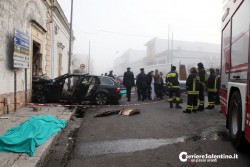 Tremendo schianto contro un muro, due morti e due feriti - Corriere Salentino