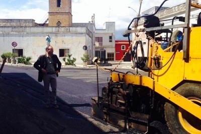 sindaco lavori asfalto carmiano
