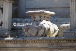 Si stacca capitello della statua, grave in ospedale operaio di Muro Leccese - Corriere Salentino