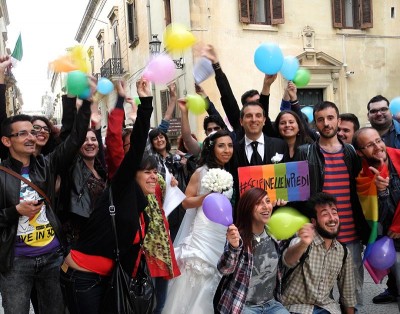contromanifestazione sentinelle in piedi13