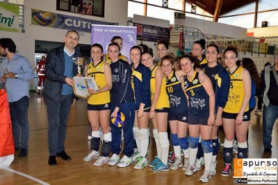 premiazione trepuzzi volley