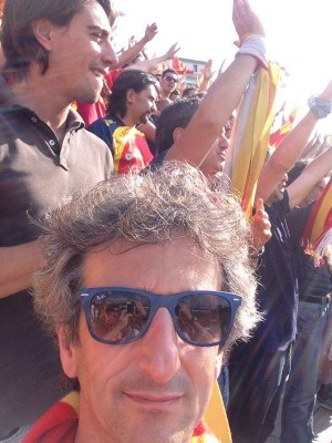 Il sindaco Perrone In curva culli vagnuni!