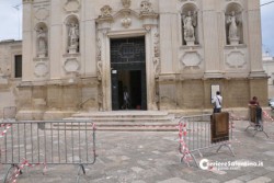 Violento temporale a Lecce, fulmine colpisce la Chiesa delle Alcantarine: danni ingenti - Corriere Salentino