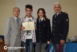 Premiati i ragazzi del progetto “Il Poliziotto un amico in più” - Corriere Salentino