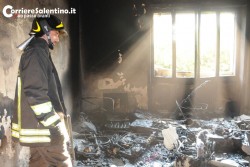 Notte di incendi nel sud Salento, "tour de force" dei vigili del fuoco: oltre 12 ore di lavoro - Corriere Salentino