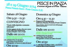 “Pesce in Piazza“: tutto pronto per la prima edizione del mercato del gusto di Porto Cesareo - Corriere Salentino