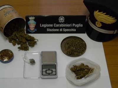 arresto droga specchia