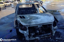 Auto in fiamme nel parcheggio del Citymoda, paura a Lecce - Corriere Salentino