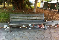 Dantes: "Parco Tafuro, una piazzetta affollata ma sporca. Un bel biglietto da visita?" - Corriere Salentino