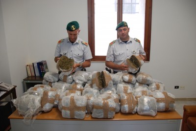 La droga sequestrata