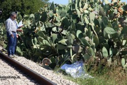 Raccoglie fichi d'India lungo i binari, treno lo travolge e lo uccide - Corriere Salentino