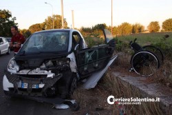 Causa incidente e travolge due auto, rintracciato automobilista pirata - Corriere Salentino