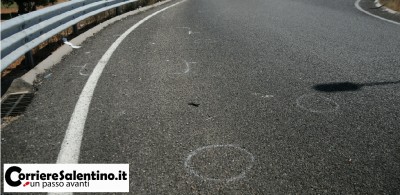 I segni dei rilievi sull'asfalto