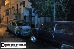 Fiamme nella notte a Presicce, distrutte due auto - Corriere Salentino