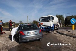 Schianto frontale contro un'autocisterna, muore 58enne di Monteroni - Corriere Salentino