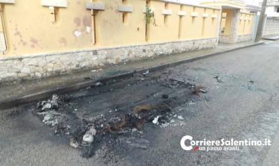incendio strada