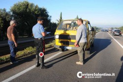 Violento tamponamento tra furgoni, due operai finiscono in ospedale - Corriere Salentino