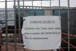 Foresio: "Lo skatepark di Lecce chiuso da giugno per una manutenzione mai iniziata. Buono solo come spot elettorale?" - Corriere Salentino