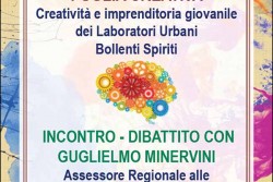 Giovani e imprenditoria giovanile dei Laboratori Urbani "Bollenti Spiriti", incontro con Guglielmo Minervini - Corriere Salentino