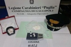 "Bianca" per oltre 15mila euro nell'armadio di casa: arrestato incensurato 36enne - Corriere Salentino