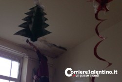 Rischio crollo solaio, i Vigili del Fuoco alla scuola primaria di Merine di Lizzanello - Corriere Salentino